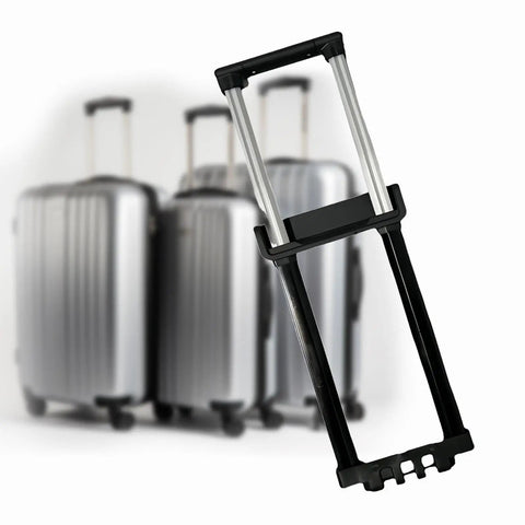 Beefed Up 28 Inch 2 Section Luggage Telescopic Handle Replacement Rod Iron Material Easy Glide Pull Out Handle For Frequent Travelers