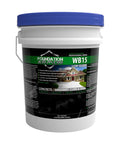 Water Based Acrylic Concrete Sealer And Paver Protector With Cure And Seal Formula Low Gloss Guard 5 Gallon Barrel viewed from the front.