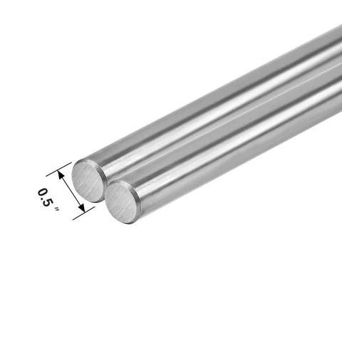 2 Pack Winding Rods With Grippy Antiskid Handle For Safe Torsion Spring Winding And Unwinding In Garage Doors And More Black Heavy Duty One Half Inch Diameter By Sixteen And Three Quarters Inch Length Steel shown in image