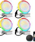 Color-changing Ultra Thin 11 Inch LED Recessed Light Kit 14 Pack, Dimmable 24W 6000K Neutral White Downlights with J Box