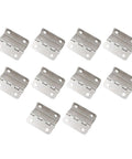 Rotating Concealed Hinges For Cabinets And Furniture Three Page Metal Folded Hinge in silver metal for doors