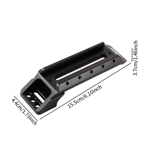 Easy Install Telescope Handle Bar Mount For Equatorial Setup Narrow Track Guide Bracket Sturdy Alloy Mount Accessory
