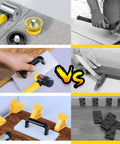Laminate And Vinyl Flooring Tools Kit With Tapping Block And Handle 2 In 1 Spacers Heavy Duty Pull Bar And Reinforced Double Faced Mallet