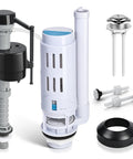 2 Inch Dual Flush Valve Replacement Kit For Two Piece Toilets With Push Button Fill Valve Gasket And Bolts