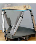 Long Stroke Linear Servo Actuator 100Mm 150Mm 200Mm PWM Control 12V 28V for DIY robots, shown in robotic setup
