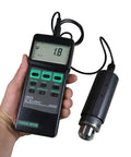 Portable Handheld Torque Meter For Bolt Torquing And Wrench Calibration Pro Grade High Precision With 3 Unit Modes Kg Per Cm Lb Per In N Per Cm 15 Kg Per Cm Probe Lightweight Industrial Tool Kit For Field Testing And Quality Control 4 Piece Set handheld meter with probe and cable
