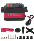 Heavy Duty DS51150 Digital Servo delivering 150 kg torque, accessories included for 1/5 scale RC car rigs