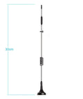 Premium LTE Cellular Antenna With A Tough Magnetic Mount And Extra Long Three Meter Cable Built For Verizon ATT TMobile Routers, 30cm tall