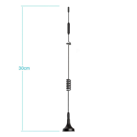 Premium LTE Cellular Antenna With A Tough Magnetic Mount And Extra Long Three Meter Cable Built For Verizon ATT TMobile Routers, 30cm tall