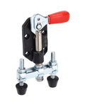 Heavy Duty Push Pull Dual Head Toggle Clamp In Carbon Steel, 90kg Clamp Force For Machine Operation, Soldering, And Electronics