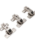 3 Pack Folding Hinges Zinc Alloy 180 Degree Hinge Set With Durable Plating For Cabinets Wardrobes Doors And Tables Soft Close Self Closing Quiet Buffering