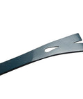 3 Piece Pry Bar Set With 5.5 Inch, 7.5 Inch And 10 Inch Nail Pullers, Wide Thin Blades, Forged Steel Construction, angled blade detail