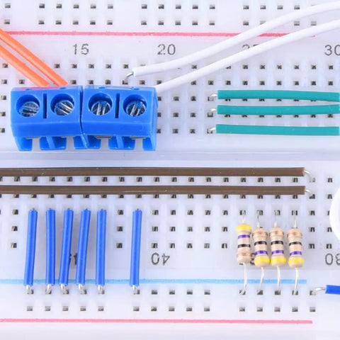 Massive 840 Piece Breadboard Jumper Wire Kit with 14 Different Lengths for Prototyping and Solderless Circuits on breadboard