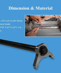 12 Inch Portable Planer Knife Setting Gauge For Quick Knife Height Adjustment installed on a planer cutter head