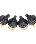 Honda ATV Ball Joints Pack Of 4 Upper And Lower Beefy Heavy Duty Replacement Joints For Rancher 420 Foreman 450 Rubicon 500 Rincon 650 680 Front End Kit For Long Lasting Performance, black steel