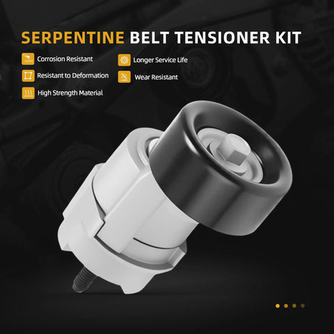Beefed Up Serpentine Belt Tensioner Kit With Idler Pulley For Hyundai Sonata Tucson Santa Fe Sport And Kia Optima Sorento
