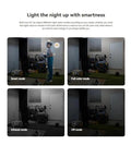 Smart 5Mp E27 Screw In Surveillance Camera with AI Motion Tracking and Human Detection offers seamless indoor coverage in smart mode.