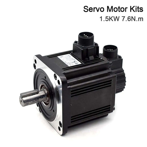 Beefy 1.5KW Servo Motor B2 Series With Brake, 7.16 Nm Torque, 8.3A Current, Model ASD-B2-1521-BECMA-E21315RS, Includes 3M Cable For Automated Industry