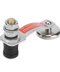 Heavy Duty Magnetic Welding Ground Clamp With Strong Suction And Stable Silicone Insulation for secure setup. Silver and black design.