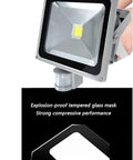 Spot Lighting Led Flood Lights Outdoor Motion Sensor Lm/W Security Lig, Warm White,100W with waterproof design and tempered glass.