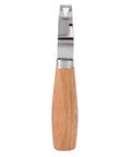 Tough As Nails Pro Grade High Carbon Steel Wood Carving Chisels And Ultra Sharp Precision Gouges Shop Essential Gear for fine detail woodworking, featuring a curved steel blade and wooden handle.
