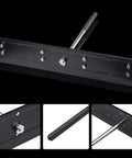 16 Inch Sheet Metal Folding Hemming Tool Heavy Duty Steel Hand Bender With Three Eighths Inch And One Inch Depths For HVAC Ductwork