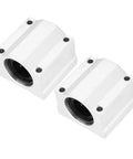 Heavy Duty SC20UU 20mm Linear Bearing Bushing Forged From Durable Aluminum Alloy, pack of two units for CNC routers.