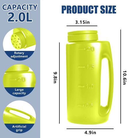Adjustable Handheld Seed Shaker And Spreader For Fertilizer Grass Seed Ice Melt And Lawn Care Portable Multi Purpose Yard Tool