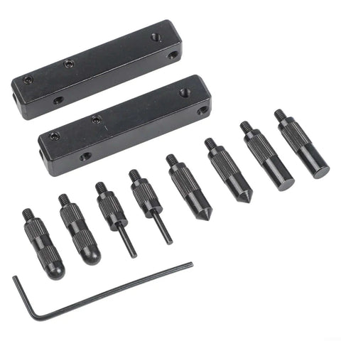 Digital Caliper Accessories For Internal External Groove Step Measurement includes black clamps and precision points for accurate measurements.