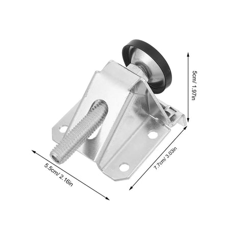 Heavy Duty Eight Piece Adjustable Furniture Leveling Feet With Screws And Lock Nuts Steel Anti Slip Cabinet Leg Risers For Workbenches And Storage Cabinets Scratch Protected Base Pads Secure Durable Silver Finish, silver foot 5.5cm