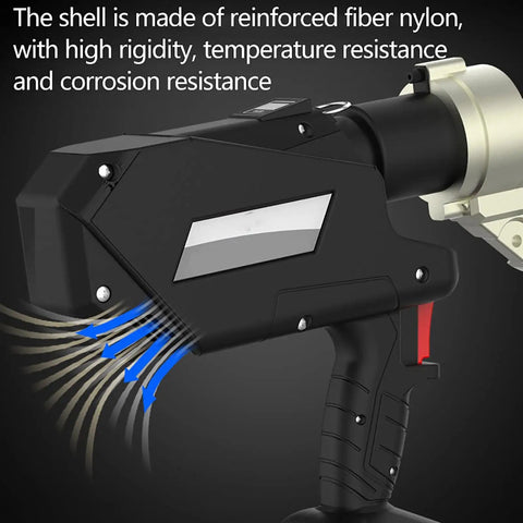 Beefy Electric Ratchet Cable Cutter With 120KN Hydraulic Action Battery Powered 105mm Wire Cutter showcasing reinforced nylon shell