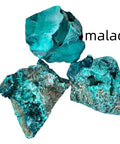 Malachite Raw Stone Specimen 100 Gram For Display And Collection, Natural Crystal Decor And Aromatherapy Stone, Dope Home Decor Item