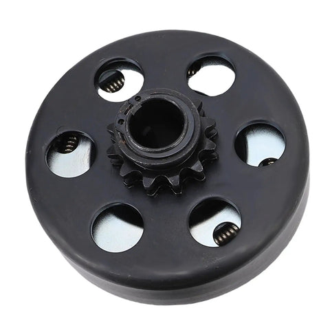 Beefy Go Kart Clutch 12 Tooth 3/4 Inch Bore Steel Replacement For 2-6.5 HP Engines close-up view