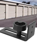 Beefy Black Carbon Steel Barn Door Guide Rail for Sliding Doors, durable metal hardware with anti-rust and anti-deformation features.