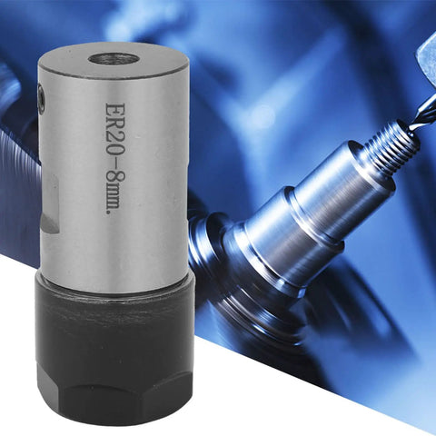 ER20 Collet Holder Spindle Bar For CNC Milling And Boring 8mm Shank Motor Shaft Clamping Tool Bar shown in industrial setting