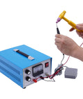 500W 50A Jewelry Welder Kit with Spot Welding Machine, 110V Foot Pedal, adjustable gold and silver soldering, stable arc