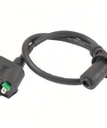 Ignition Coil Kit With CDI Box, Voltage Regulator, Relay, Solenoid And Spark Plug For GY6 Engines 50cc 125cc 150cc showing ignition coil part.