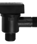 Side view of RV Black Tank Flush Vacuum Breaker Valve Replacement for Leaks and Noise Reduction, 1/2 in NPT threads