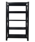 Heavy Duty Multi Tier Storage Rack And Adjustable Metal Shelving Unit For Garage Organization, black five tier shelving unit.
