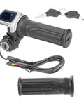 Half Twist Electric Bike Throttle With Led Power Indicator And Key Lock For 36V E Bikes And Scooters with grip and keys