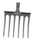 Heavy Duty Steel Fork Head For Soil Turning And Loosening, Pitch Fork Tooth Tool For Gardening And Digging with easy mount.
