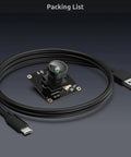 USB 3.0 UVC Camera Module With IMX415 Sensor, No Fuss Setup, 4K At 30FPS And 1080P At 60FPS, PLug And Play, cable packaging
