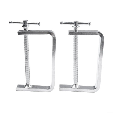 Rock Solid Alloy Steel C Clamps For Wood And Plastic Tighten With Confidence And Keep Projects On Track Easy Compact Portable Clamp Set