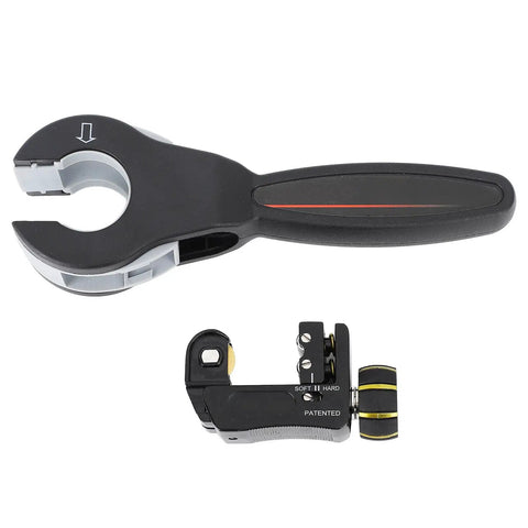 Pro Grade Heavy Duty Pipe Cutter With Premium Steel Ball Thrust Bearing for copper and aluminum piping, top view