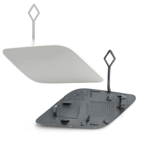 Mercedes Benz E Class W212 Tow Hook Cover Right Passenger Side Front Bumper Cover White Replacement for OE A2128850126