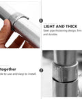 2 Pack Scaffolding Connector Pins And Toggle Pins Set, Heavy Duty Galvanized Steel Coupling Rods 36mm Diameter 8mm Thickness, Durable Scaffold Joint Accessories For Stable Construction Support, fitted on scaffold pipe