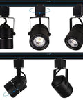 10W H Track Light Heads With CRI 90 Plus LED Top Notch Adjustable Linear Track Lighting For Accent Art And Retail Displays