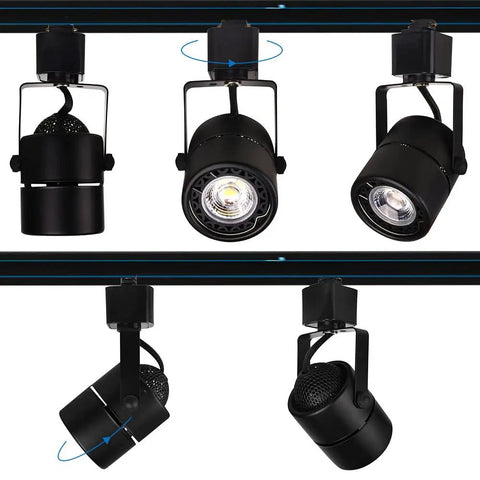 10W H Track Light Heads With CRI 90 Plus LED Top Notch Adjustable Linear Track Lighting For Accent Art And Retail Displays