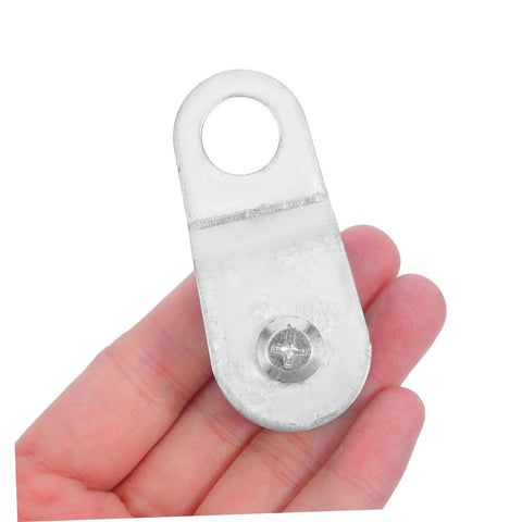Heavy Duty 12 Pack 6mm Rope Guide Pulleys With Swivel Bearings For Lifting And Hoisting Cable Roller Wheels For Load Handling, Outdoor Hanging, Rigging And DIY Projects. 6mm steel pulley guide