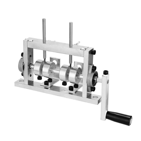 Heavy Duty Manual Wire Strippers Machine With Electric Drill Compatibility, metal frame, adjustable components for cable stripping.